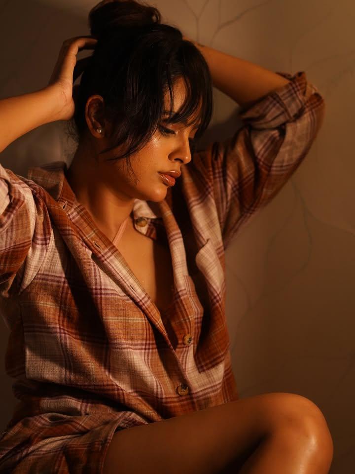 Acress Nandita Swetha traditional wear cultural photoshoot