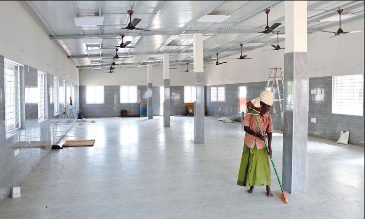 மெரினாவில் இரவு நேர காப்பகம்: வீடற்றோர் தங்க வசதி.1