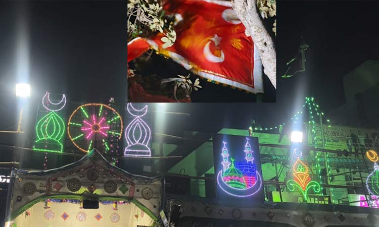 திருப்பரங்குன்றம் மலையில் உள்ள தர்காவில் சந்தனக்கூடு திருவிழா கொடியேற்றம்1