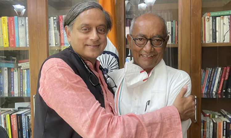 திக்விஜய் சிங் கருத்துக்கு சசிதரூர் எம்.பி. ஆதரவு1