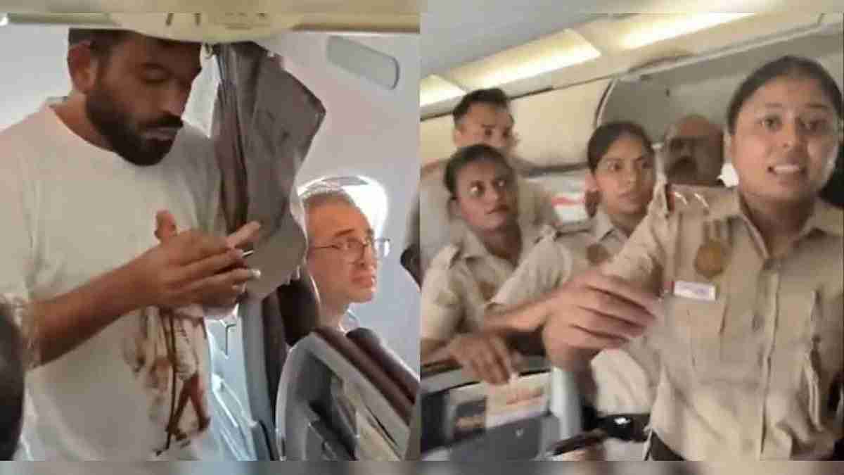 என்னை கைது செய்யுங்கள் - விமானத்தில் போலீசாருடன் வாக்குவாதத்தில் ஈடுபட்ட அபிஜீத் தீப்கே