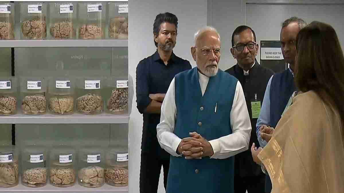 ஐஐடி மூளை ஆராய்ச்சி மையத்தை  பார்வையிட்டார் பிரதமர் மோடி !