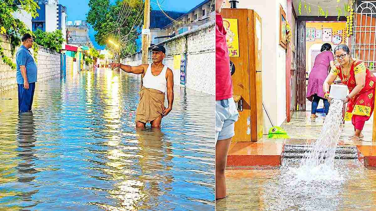 தமிழகத்தில் பல இடங்களில் கொட்டித் தீர்த்த கனமழை: வீடுகளுக்குள் வெள்ளம் புகுந்தது- அருவிகளில் வெள்ளப்பெருக்கு