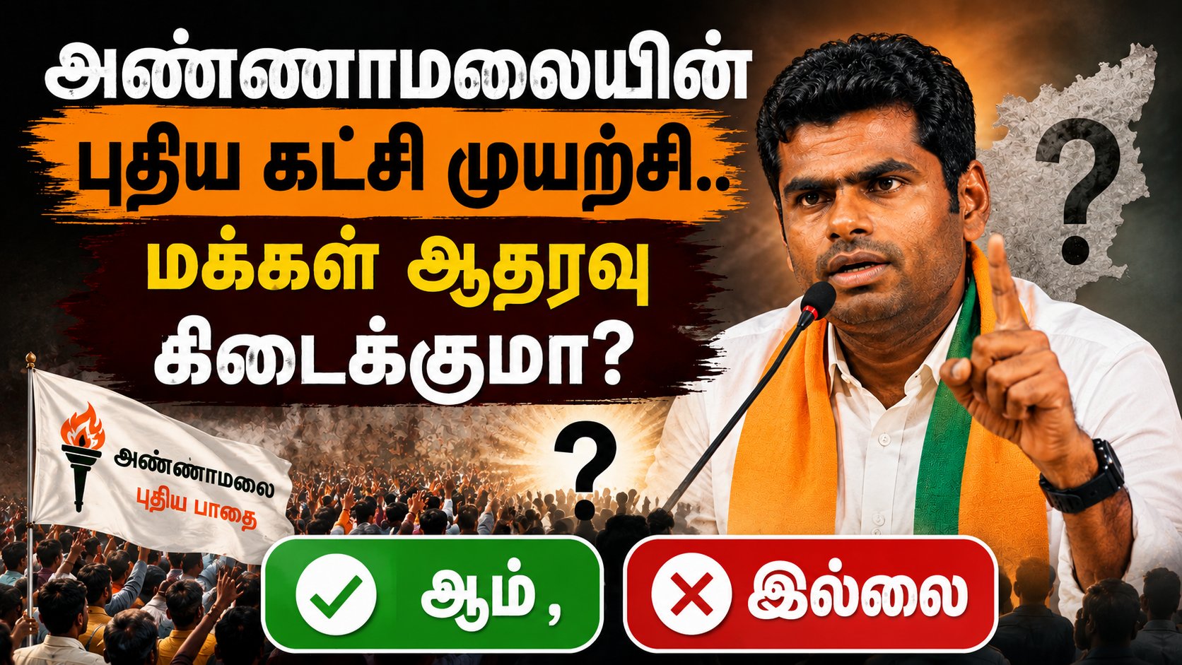 அண்ணாமலையின் புதிய கட்சி முயற்சி.. மக்கள் ஆதரவு கிடைக்குமா? ⚡